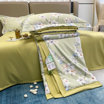 Solid Pattern 300TC Set di lenzuola di bambù di lusso per la personalizzazione e il sonno confortevole