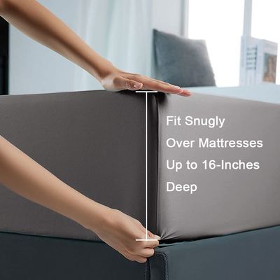Set di lenzuola per il riscaldamento della camera da letto in cotone egiziano puro al 100% con 800 fili