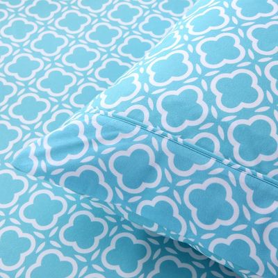 Set di lenzuola in microfibra di flannella personalizzato -Luxury Printed 4 Piece Bedding Collection per hotel