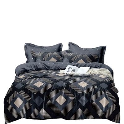Ricamo Compatte copertura di copriletto Set di lenzuola da letto per 100% di cotone cotone egiziano