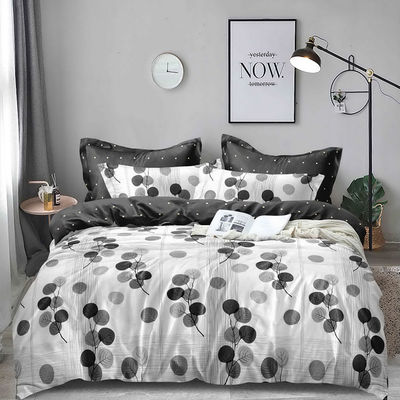 Ricamo Compatte copertura di copriletto Set di lenzuola da letto per 100% di cotone cotone egiziano