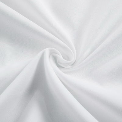 Poly Cotton 300tc Hotel bianca ricamata lenzuola da letto copertura di coperta cuscino set
