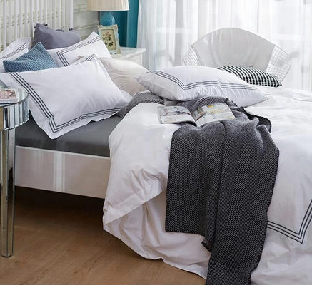 60 Conteggio Indumenti puliti Lenzuola di cotone per dormire comodamente negli alberghi