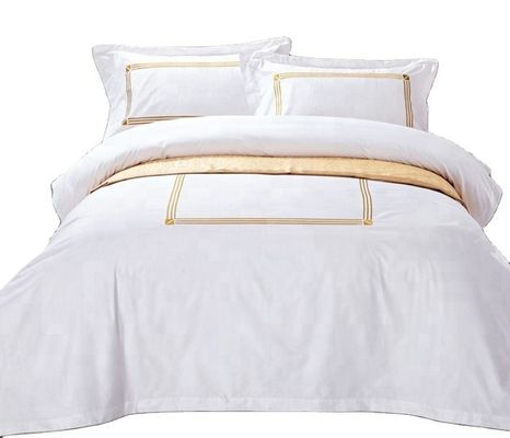 Poly Cotton Hotel Comfort Sheet Quilt Cover Cushioncase Set per 2.2m 7 piedi Letto