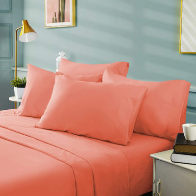 Set di biancheria da letto ultra sottile con alto numero di lenzuola morbide 4 pezzi Set per la casa in colore personalizzato