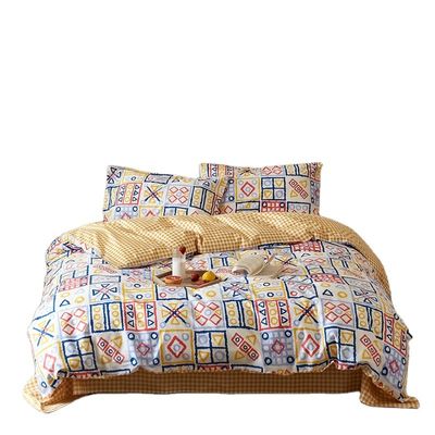 Copertina di copertina stampata in poliestere Set a quattro pezzi personalizzato per la vostra soddisfazione e comfort