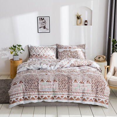 Copertina di copertina stampata in poliestere Set a quattro pezzi personalizzato per la vostra soddisfazione e comfort