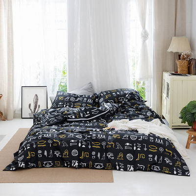 Copertina di copertina stampata in poliestere Set a quattro pezzi personalizzato per la vostra soddisfazione e comfort
